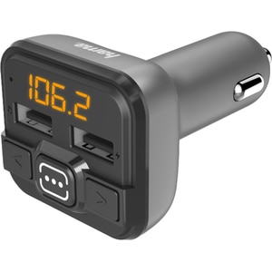 Modulator FM HAMA 14164, Bluetooth, MicroSD, USB, negru Modulator FM HAMA 14164, Bluetooth, MicroSD, USB, negru