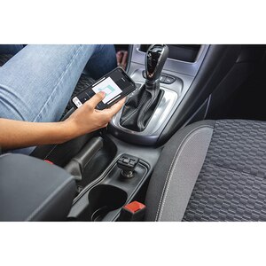 Modulator FM HAMA 14164, Bluetooth, MicroSD, USB, negru Modulator FM HAMA 14164, Bluetooth, MicroSD, USB, negru