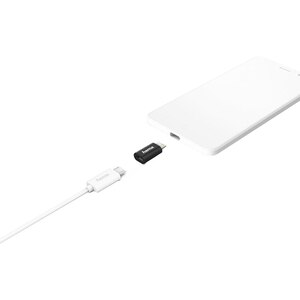 Adaptor HAMA 178400 MicroUSB - Lightning, negru Adaptor HAMA 178400 MicroUSB - Lightning, negru