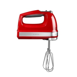 Mixer de mana KITCHENAID 5KHM9212EER, 85W, 9 trepte viteza, rosu-argintiu Mixer de mana KITCHENAID 5KHM9212EER, 85W, 9 trepte viteza, rosu-argintiu