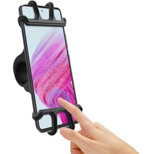 Suport telefon pentru bicicleta HAMA Flexible 201508, negru Suport telefon pentru bicicleta HAMA Flexible 201508, negru