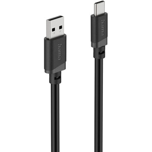 Cablu date HAMA 201818, USB-A - USB-C, 0.5m, negru Cablu date HAMA 201818, USB-A - USB-C, 0.5m, negru