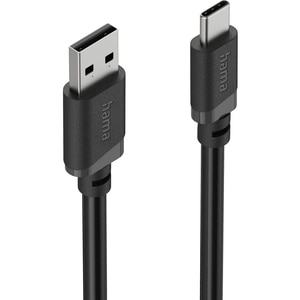 Cablu date HAMA 201818, USB-A - USB-C, 0.5m, negru Cablu date HAMA 201818, USB-A - USB-C, 0.5m, negru
