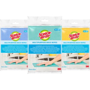 Laveta uscata SCOTCH-BRITE Maxi, multicolor, 10 bucati Laveta uscata SCOTCH-BRITE Maxi, multicolor, 10 bucati
