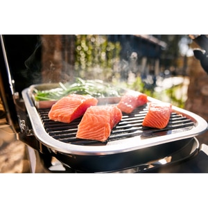 Gratar electric WEBER Lumin Compact 1502044, 2200W, negru Gratar electric WEBER Lumin Compact 1502044, 2200W, negru