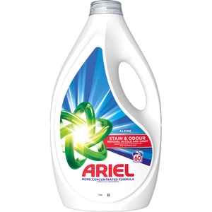 Detergent lichid ARIEL Alpine, 2.7 l, 60 spalari Detergent lichid ARIEL Alpine, 2.7 l, 60 spalari