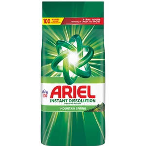 Detergent automat ARIEL Mountain Spring, 6.5 kg, 100 spalari Detergent automat ARIEL Mountain Spring, 6.5 kg, 100 spalari