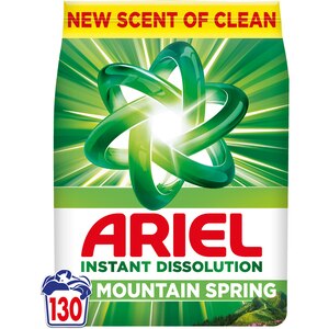 Detergent automat ARIEL Mountain Spring, 8.45 kg, 130 spalari Detergent automat ARIEL Mountain Spring, 8.45 kg, 130 spalari