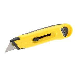 Cutter cu lama retractabila STANLEY 0-10-088, 16 x 1.8 cm, plastic, galben Cutter cu lama retractabila STANLEY 0-10-088, 16 x 1.8 cm, plastic, galben
