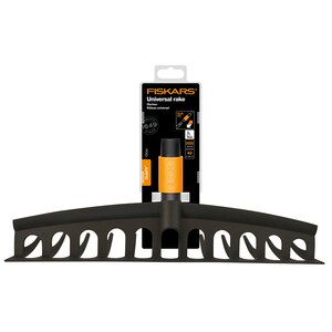 Grebla universala FISKARS QuikFit, plastic, negru Grebla universala FISKARS QuikFit, plastic, negru
