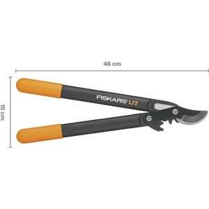 Foarfeca FISKARS PowerGear, pas cu pas (S) L72, otel, negru Foarfeca FISKARS PowerGear, pas cu pas (S) L72, otel, negru