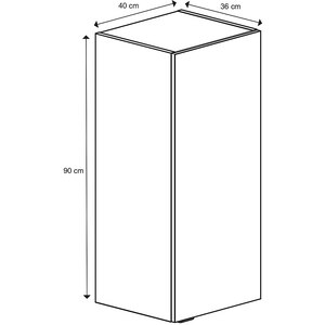Dulap baie GOODHOME Imandra, 40 x 36 x 90 cm, alb Dulap baie GOODHOME Imandra, 40 x 36 x 90 cm, alb