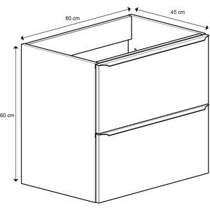Masca lavoar GOODHOME Imandra, 60 x 45 x 60 cm, alb Masca lavoar GOODHOME Imandra, 60 x 45 x 60 cm, alb