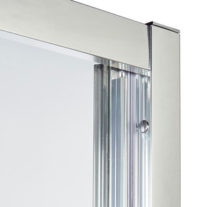 Usa dus pliabila COOKE & LEWIS Onega, aluminiu, sticla securizata 5mm, 90 x 190 cm, profil crom Usa dus pliabila COOKE & LEWIS Onega, aluminiu, sticla securizata 5mm, 90 x 190 cm, profil crom