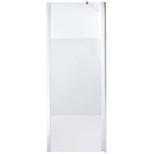 Paravan dus walk-in COOKE & LEWIS Onega, aluminiu, sticla serigrafiata, 80+45 x 195 cm, profil crom Paravan dus walk-in COOKE & LEWIS Onega, aluminiu, sticla serigrafiata, 80+45 x 195 cm, profil crom