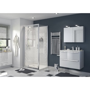 Paravan dus GOODHOME Beloya, aluminiu, sticla securizata 8mm, 70 x 195 cm, profil crom Paravan dus GOODHOME Beloya, aluminiu, sticla securizata 8mm, 70 x 195 cm, profil crom