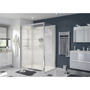 Paravan dus GOODHOME Beloya, aluminiu, sticla securizata 8mm, 90 x 195 cm, profil crom Paravan dus GOODHOME Beloya, aluminiu, sticla securizata 8mm, 90 x 195 cm, profil crom