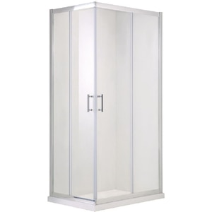 Cabina de dus COOKE & LEWIS Onega, patrata, 80 x 80 x 190 cm, sticla securizata 5mm, profil crom Cabina de dus COOKE & LEWIS Onega, patrata, 80 x 80 x 190 cm, sticla securizata 5mm, profil crom