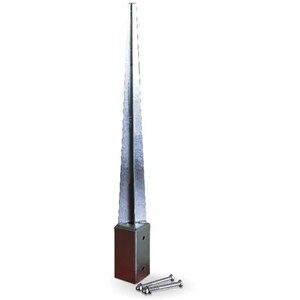 Baza stalp galvanizat BLOOMA, 7 x 7 x 75 cm, otel Baza stalp galvanizat BLOOMA, 7 x 7 x 75 cm, otel