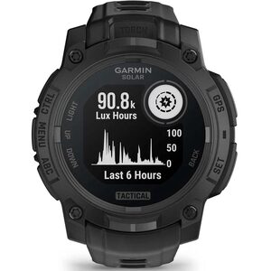Smartwatch GARMIN Instinct 3 Tactical Solar, 45 mm, GPS, Android/iOS, silicon, Black Smartwatch GARMIN Instinct 3 Tactical Solar, 45 mm, GPS, Android/iOS, silicon, Black