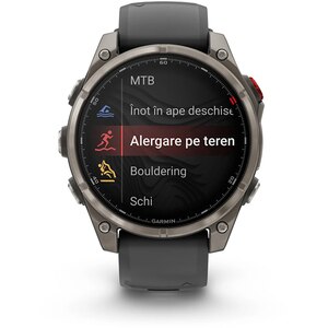 Smartwatch GARMIN Fenix 8 Pro, 47mm, AMOLED, Titan, LTE, Wi-Fi, GPS, Android/iOS, Graphite/Black Smartwatch GARMIN Fenix 8 Pro, 47mm, AMOLED, Titan, LTE, Wi-Fi, GPS, Android/iOS, Graphite/Black