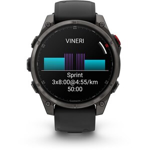 Smartwatch GARMIN Fenix 8 Pro, 47mm, AMOLED, Titan, LTE, Wi-Fi, GPS, Android/iOS, Graphite/Black Smartwatch GARMIN Fenix 8 Pro, 47mm, AMOLED, Titan, LTE, Wi-Fi, GPS, Android/iOS, Graphite/Black