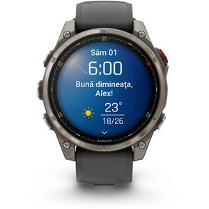 Smartwatch GARMIN Fenix 8 Pro, 47mm, AMOLED, Titan, LTE, Wi-Fi, GPS, Android/iOS, Graphite/Black Smartwatch GARMIN Fenix 8 Pro, 47mm, AMOLED, Titan, LTE, Wi-Fi, GPS, Android/iOS, Graphite/Black