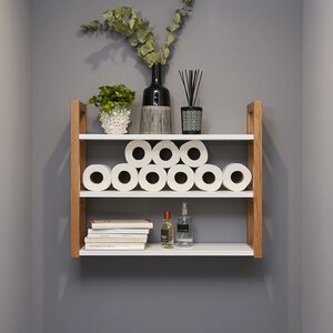 Dulap baie GOODHOME Nantua, 64.5 x 20 x 53 cm, alb Dulap baie GOODHOME Nantua, 64.5 x 20 x 53 cm, alb