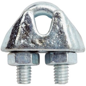 Bride cabluri DIALL, metal, 4mm, argintiu 2buc Bride cabluri DIALL, metal, 4mm, argintiu 2buc