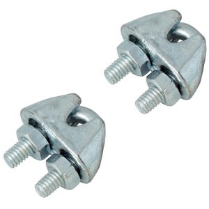 Bride cabluri DIALL, metal, 4mm, argintiu 2buc Bride cabluri DIALL, metal, 4mm, argintiu 2buc