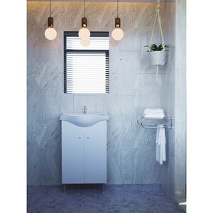 Set mobilier baie Joy, 47 x 33 x 78 cm, alb Set mobilier baie Joy, 47 x 33 x 78 cm, alb