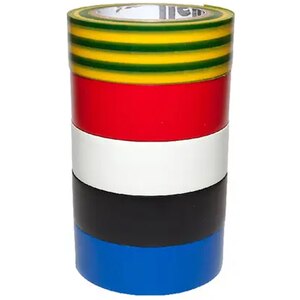 Set banda izolatoare DIALL 100581986, 19 mm x 10 m, multicolor Set banda izolatoare DIALL 100581986, 19 mm x 10 m, multicolor