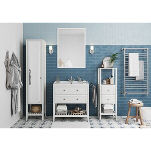 Coloana baie GOODHOME Perma, 40.2 x 36.1 x 120 cm, alb Coloana baie GOODHOME Perma, 40.2 x 36.1 x 120 cm, alb