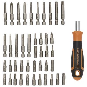 Set surubelnita + 43 de biti Magnusson, otel Set surubelnita + 43 de biti Magnusson, otel