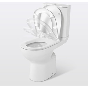 Set vas WC si rezervor GOODHOME Cavally, montare pe pardoseala, portelan, 3/6 l, alb Set vas WC si rezervor GOODHOME Cavally, montare pe pardoseala, portelan, 3/6 l, alb