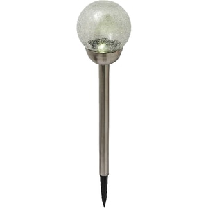 Lampa solara LED BLOOMA, 0.01 W, otel inoxidabil, argintiu Lampa solara LED BLOOMA, 0.01 W, otel inoxidabil, argintiu