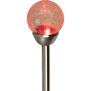 Lampa solara LED BLOOMA, 0.01 W, otel inoxidabil, argintiu Lampa solara LED BLOOMA, 0.01 W, otel inoxidabil, argintiu