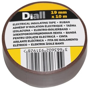 Banda izolatoare DIALL 100608800, 19 mm x 10 m, maro Banda izolatoare DIALL 100608800, 19 mm x 10 m, maro