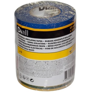 Set banda izolatoare DIALL 100611082, 19 mm x 33 m, 5 buc, multicolor Set banda izolatoare DIALL 100611082, 19 mm x 33 m, 5 buc, multicolor