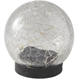 Lampa solara rotunda LED BLOOMA, 1.8W, 3000K, plastic, negru Lampa solara rotunda LED BLOOMA, 1.8W, 3000K, plastic, negru