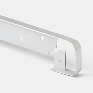 Conector blat GoodHome Nantua, 62x2.8 cm, argintiu Conector blat GoodHome Nantua, 62x2.8 cm, argintiu