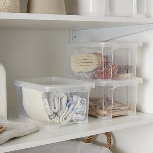 Cutie depozitare FORM, 27 x 17.2 x 12.8 cm, 1 compartiment, alb Cutie depozitare FORM, 27 x 17.2 x 12.8 cm, 1 compartiment, alb