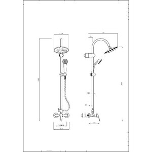 Sistem dus GOODHOME Nakri, 1 functie, crom Sistem dus GOODHOME Nakri, 1 functie, crom
