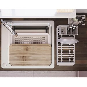 Chiuveta bucatarie GoodHome Romesco, 1 cuva, accesorii, inox Chiuveta bucatarie GoodHome Romesco, 1 cuva, accesorii, inox