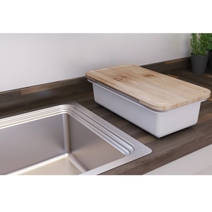 Chiuveta bucatarie GoodHome Romesco, 1 cuva, accesorii, inox Chiuveta bucatarie GoodHome Romesco, 1 cuva, accesorii, inox