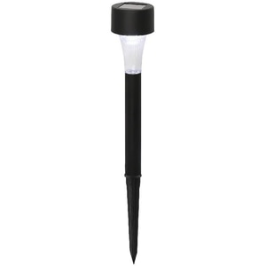Lampa solara LED, 0.06 W, 29.5 cm, plastic, negru Lampa solara LED, 0.06 W, 29.5 cm, plastic, negru