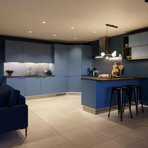 Plinta GoodHome Cisely, 240 x 15 x 1.6 cm, argintiu Plinta GoodHome Cisely, 240 x 15 x 1.6 cm, argintiu