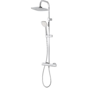 Sistem dus GOODHOME Teesta, termostat, 1 functie, argintiu Sistem dus GOODHOME Teesta, termostat, 1 functie, argintiu