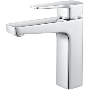 Baterie lavoar GOODHOME Teesta, inaltime 18.1 cm, alama, argintiu Baterie lavoar GOODHOME Teesta, inaltime 18.1 cm, alama, argintiu