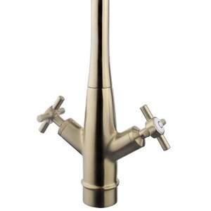 Baterie bucatarie GOODHOME Filbert, zinc, auriu Baterie bucatarie GOODHOME Filbert, zinc, auriu